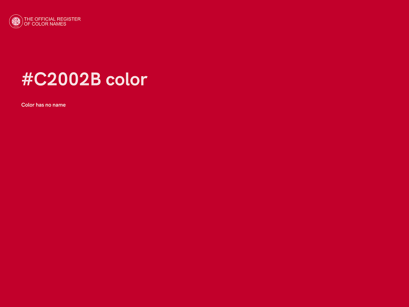 #C2002B color image