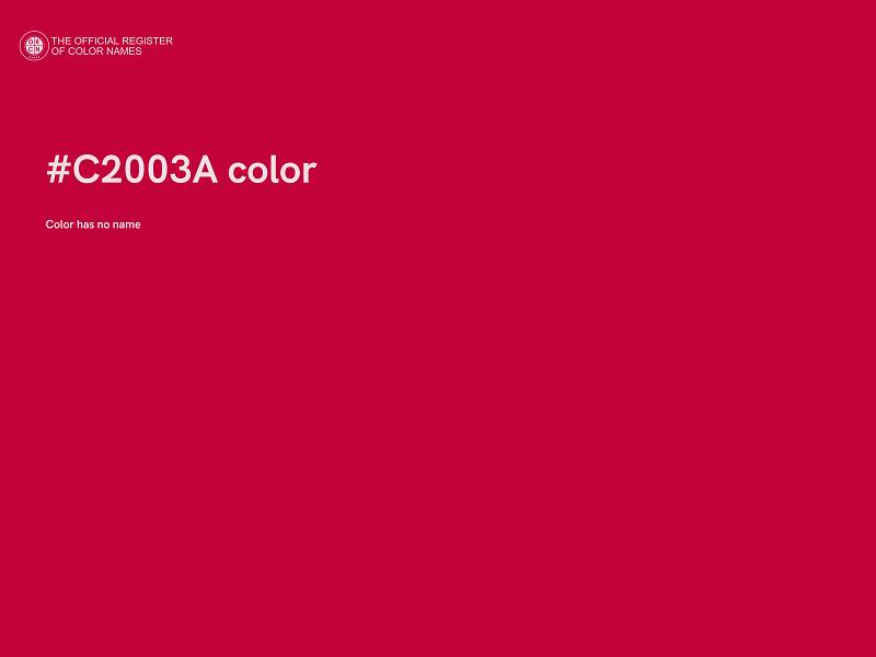 #C2003A color image