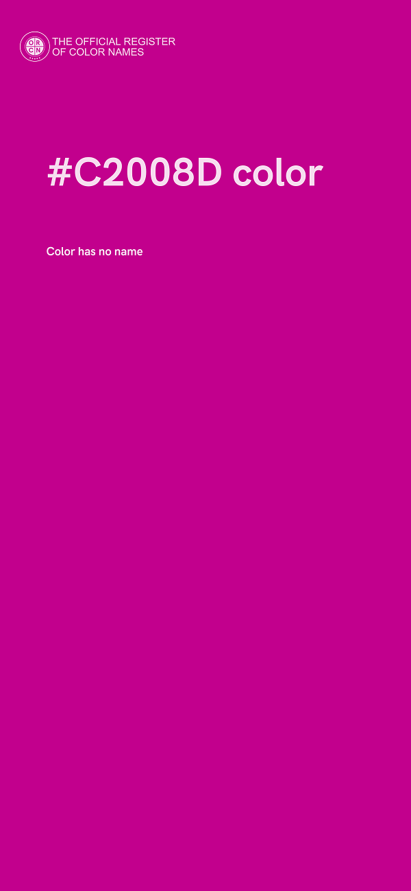 #C2008D color image