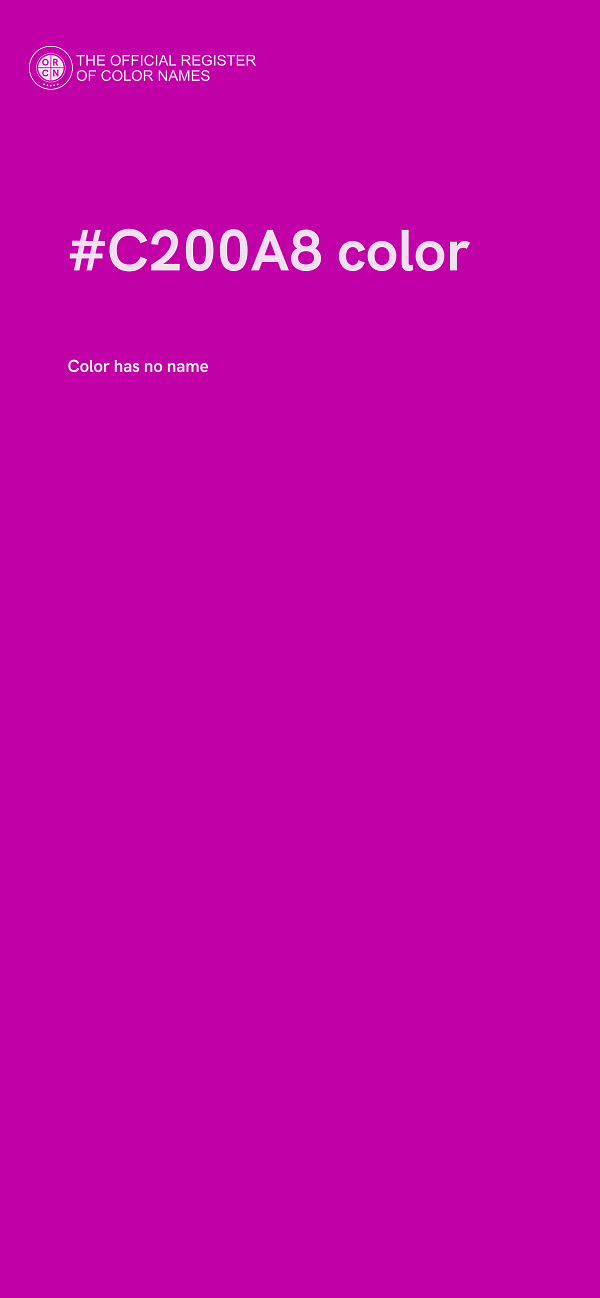 #C200A8 color image