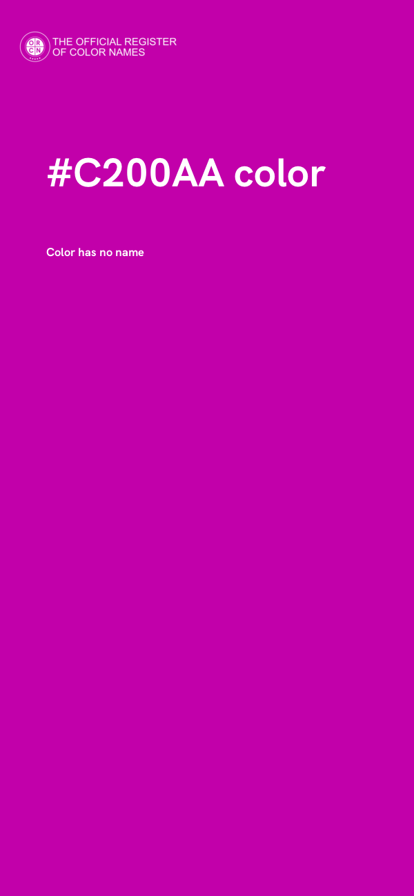 #C200AA color image