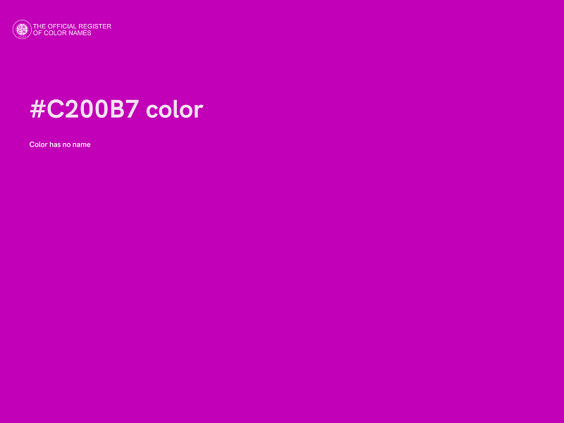 #C200B7 color image