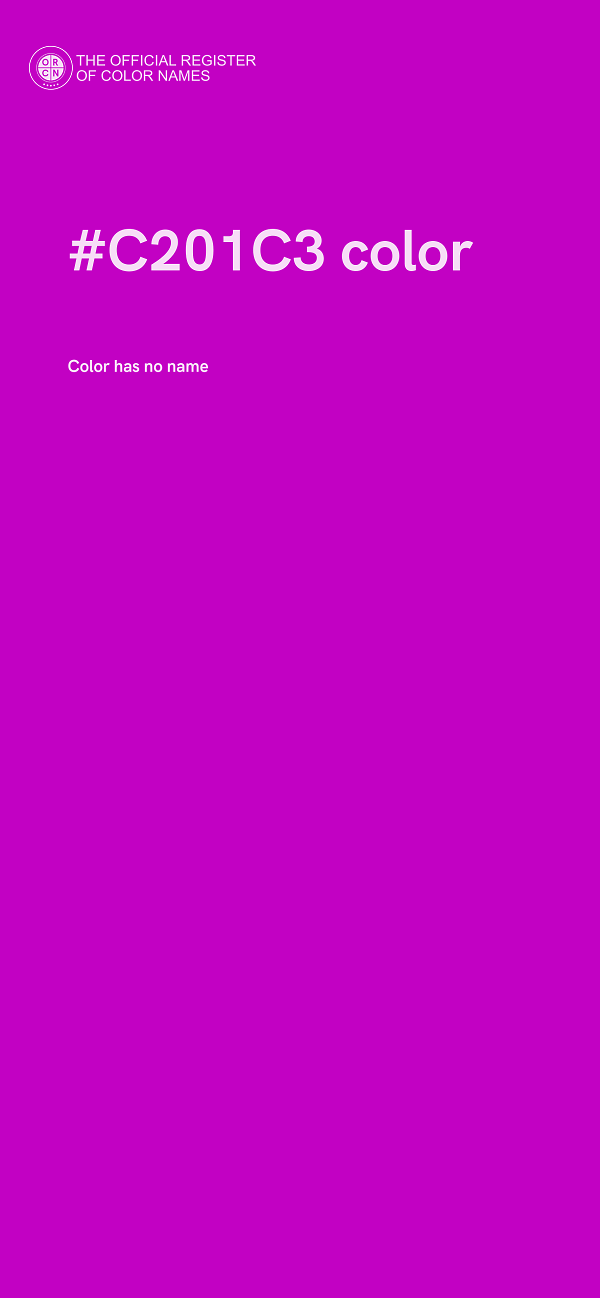 #C201C3 color image