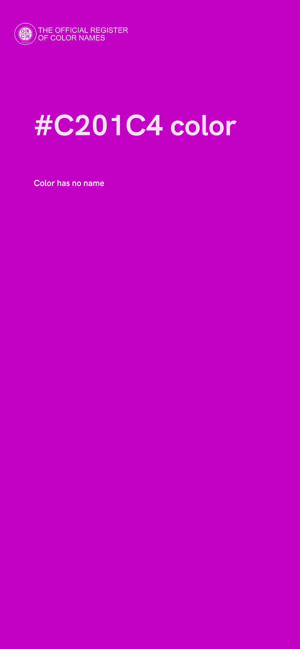 #C201C4 color image