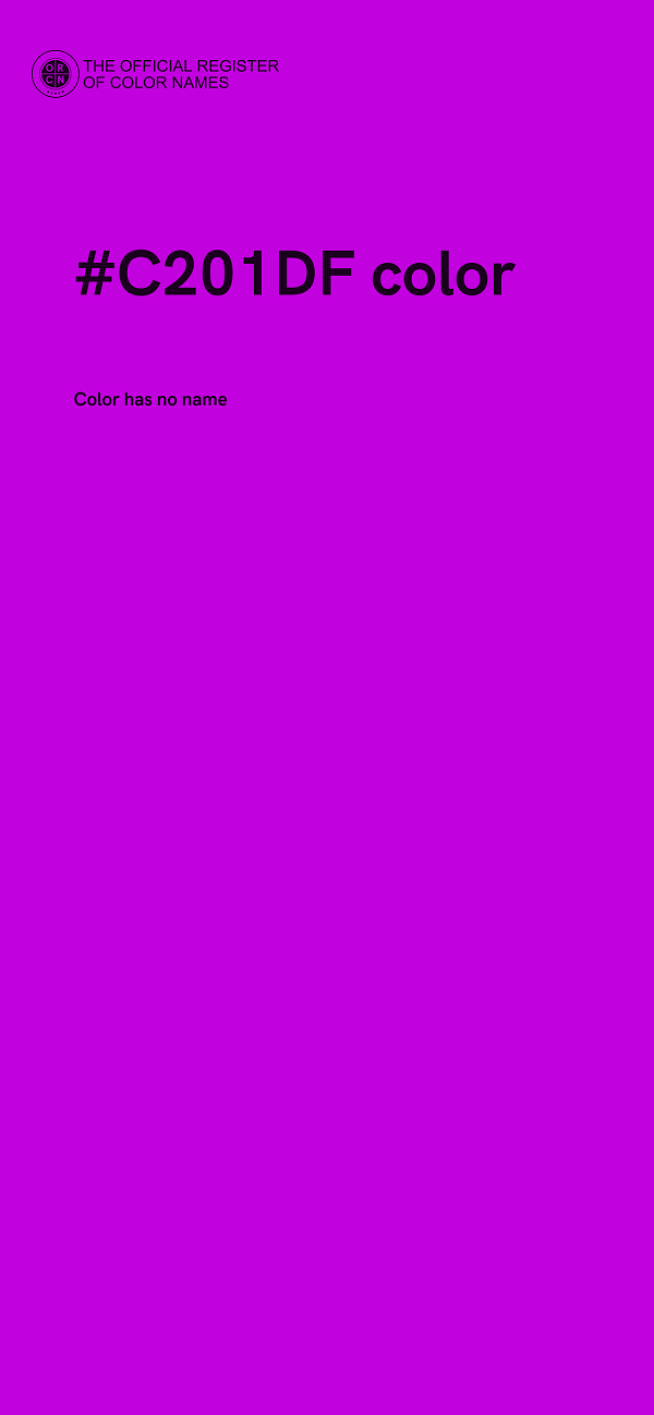 #C201DF color image