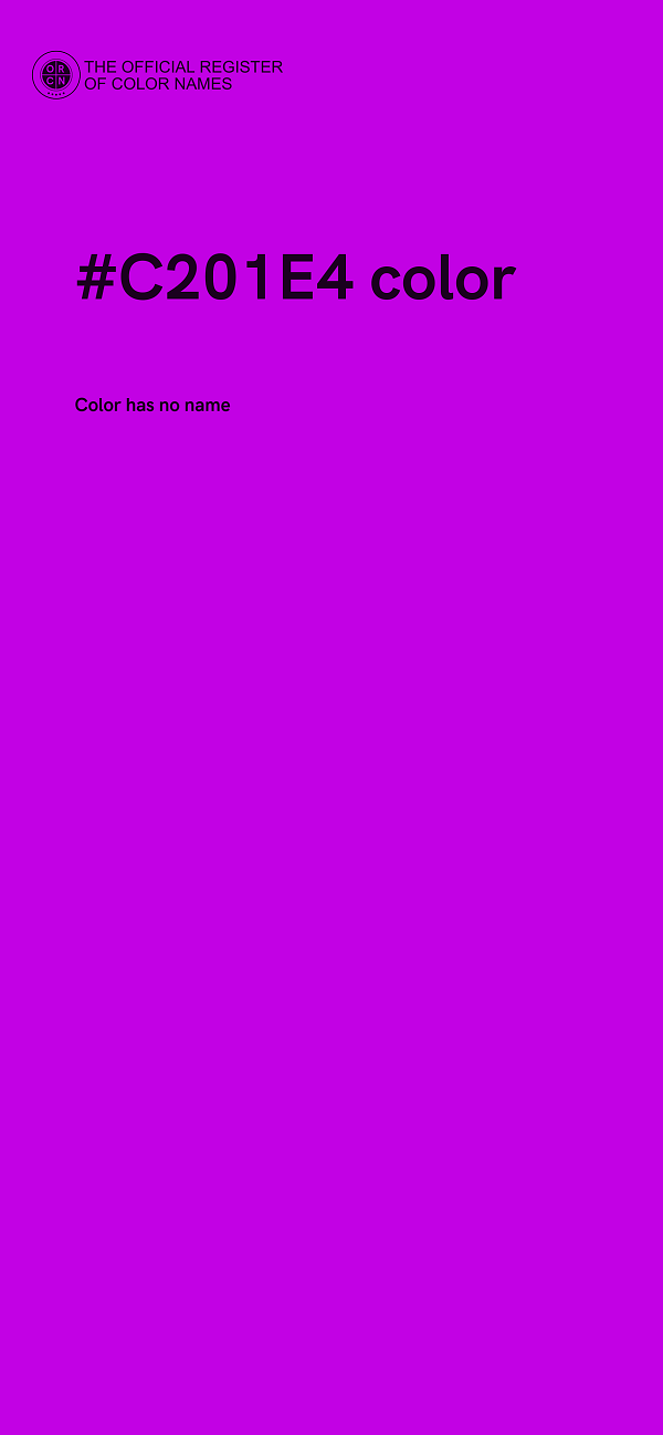 #C201E4 color image