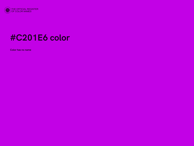 #C201E6 color image