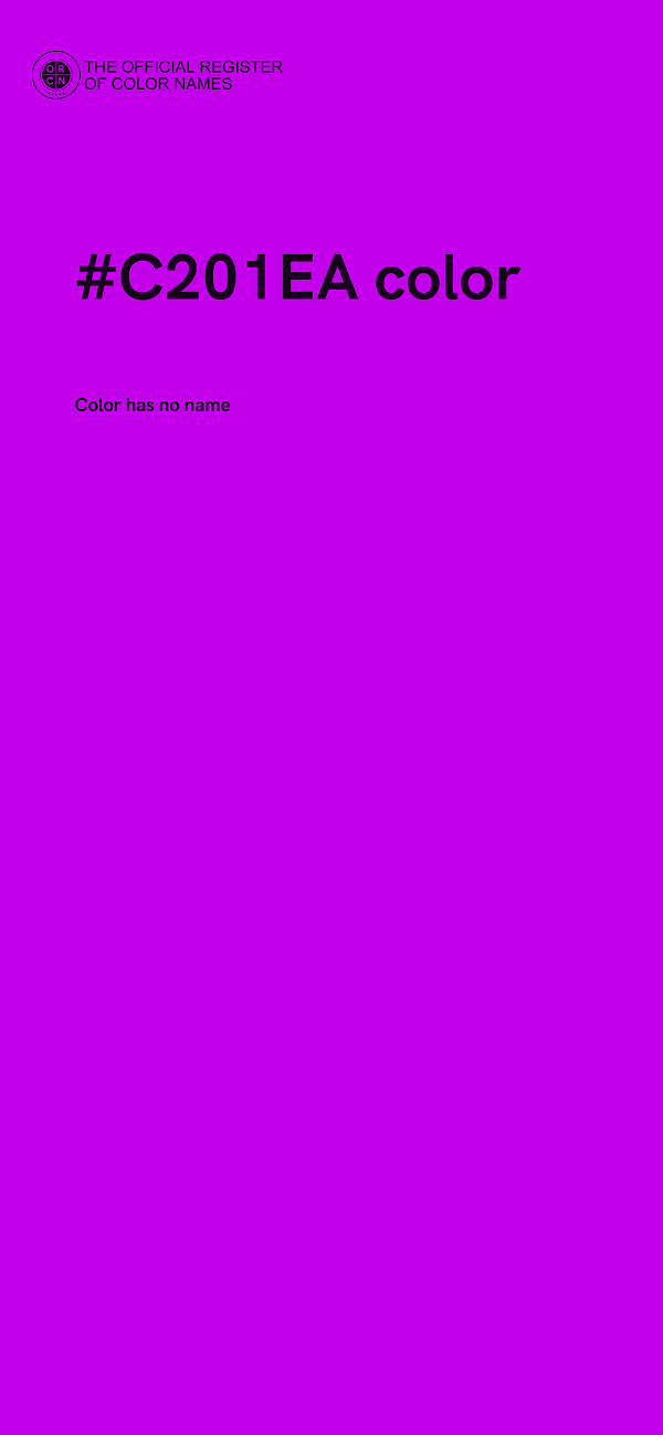 #C201EA color image