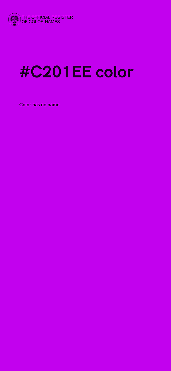 #C201EE color image