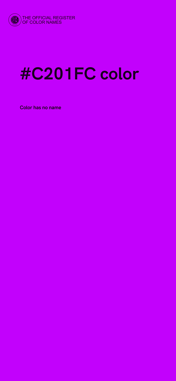#C201FC color image