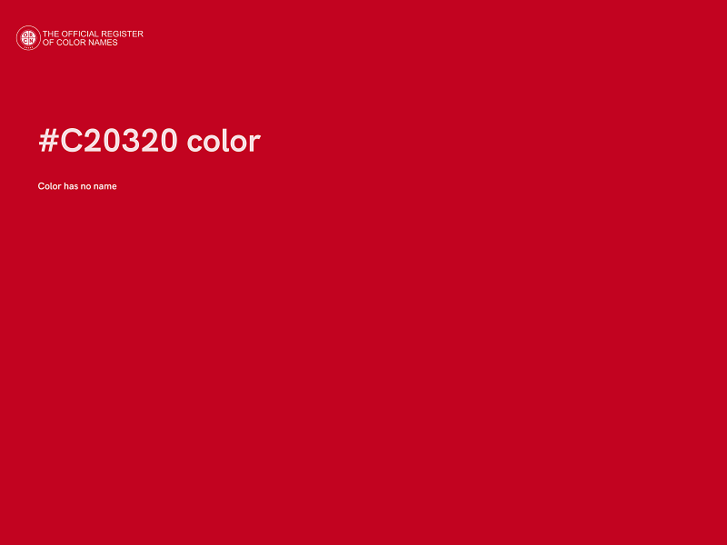 #C20320 color image