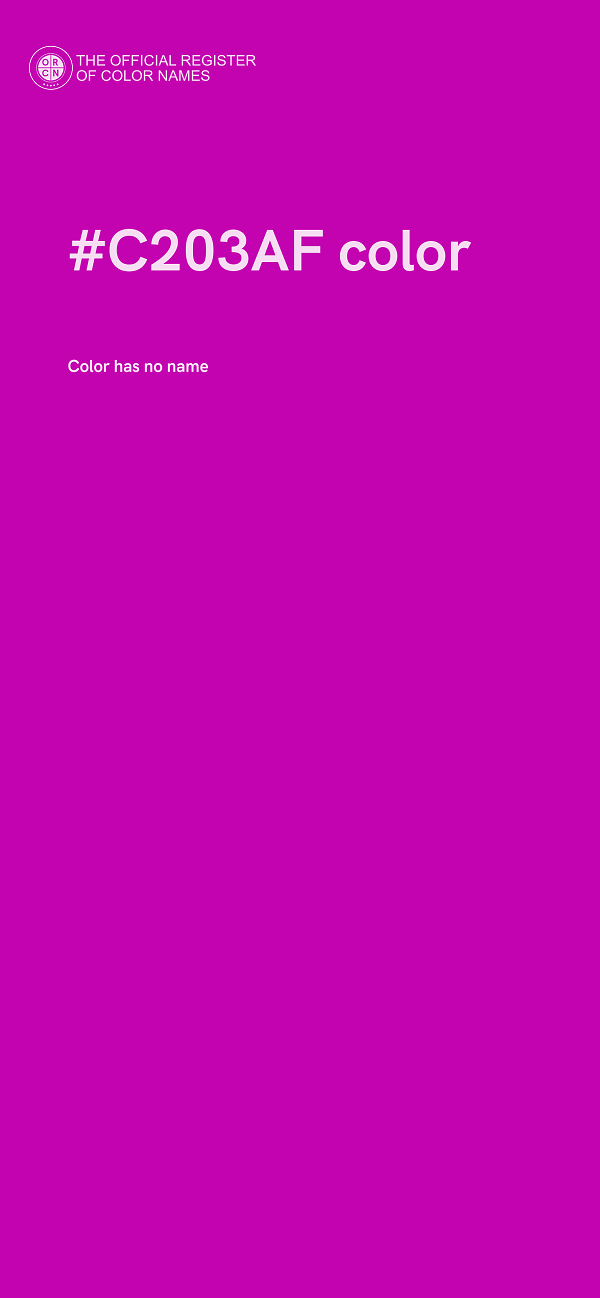 #C203AF color image