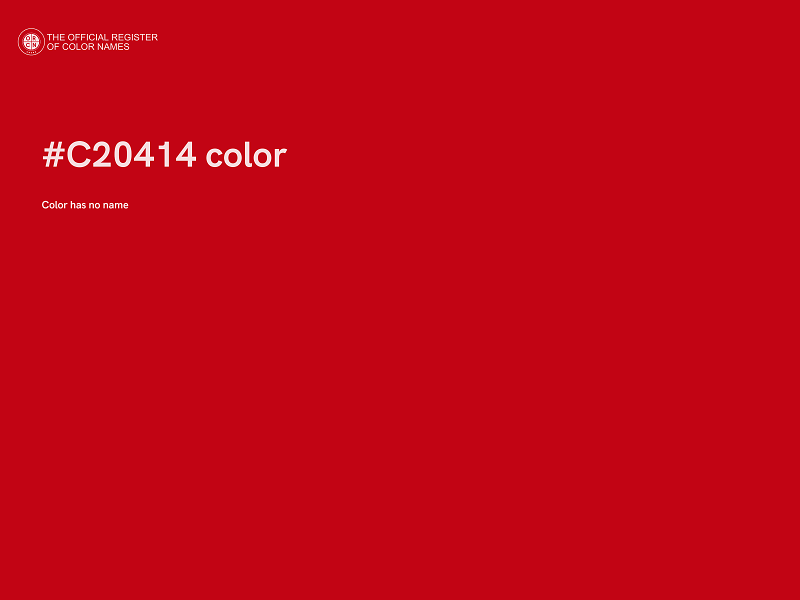 #C20414 color image