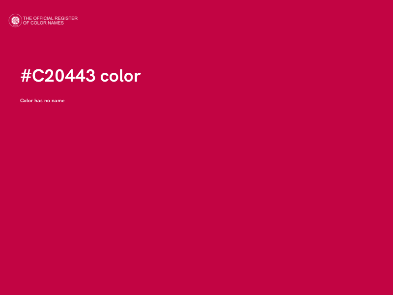 #C20443 color image
