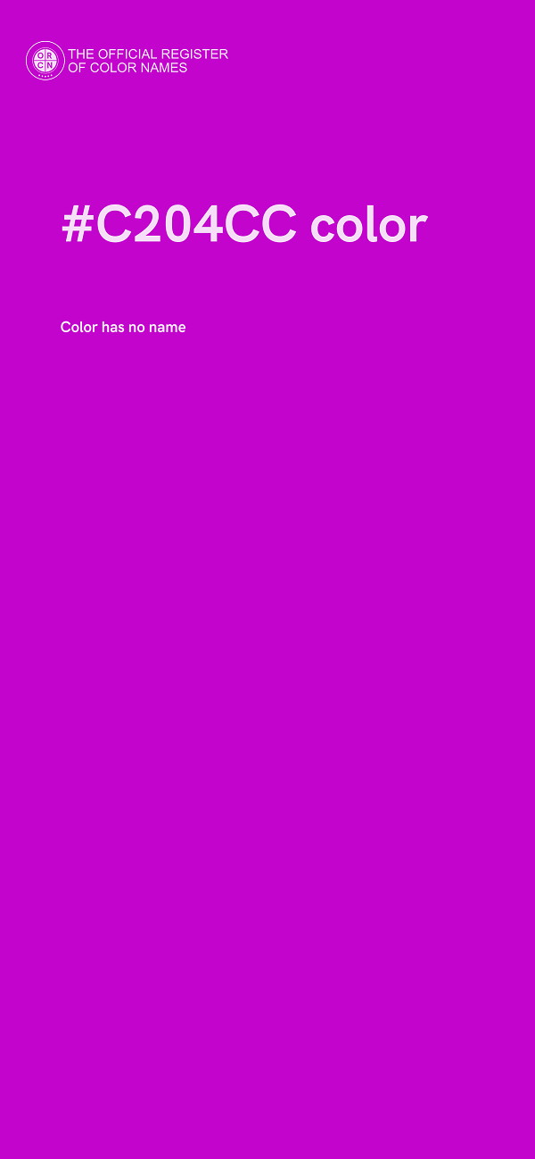 #C204CC color image