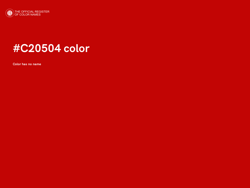 #C20504 color image