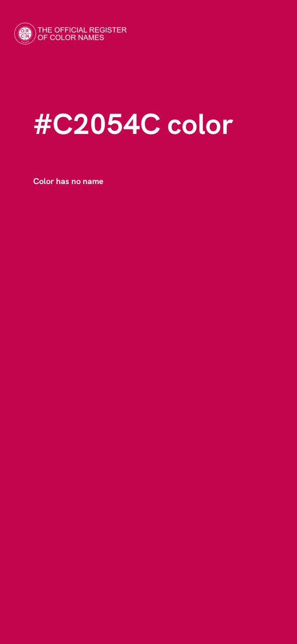 #C2054C color image
