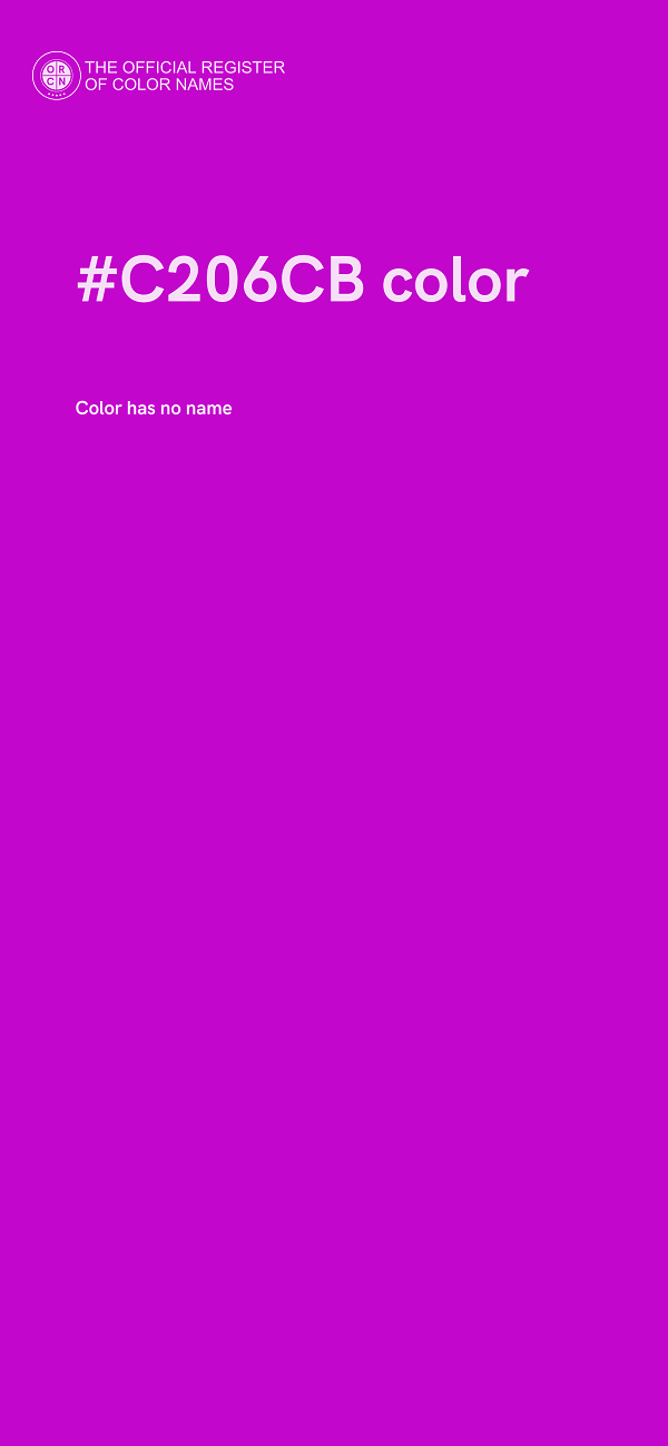 #C206CB color image
