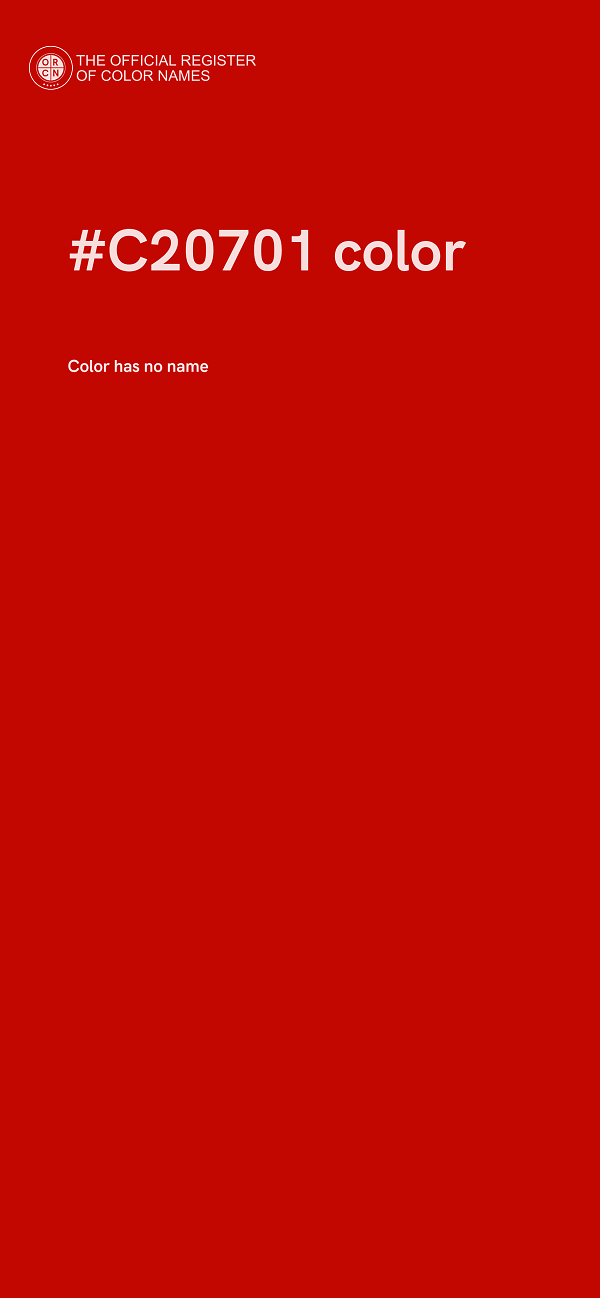 #C20701 color image