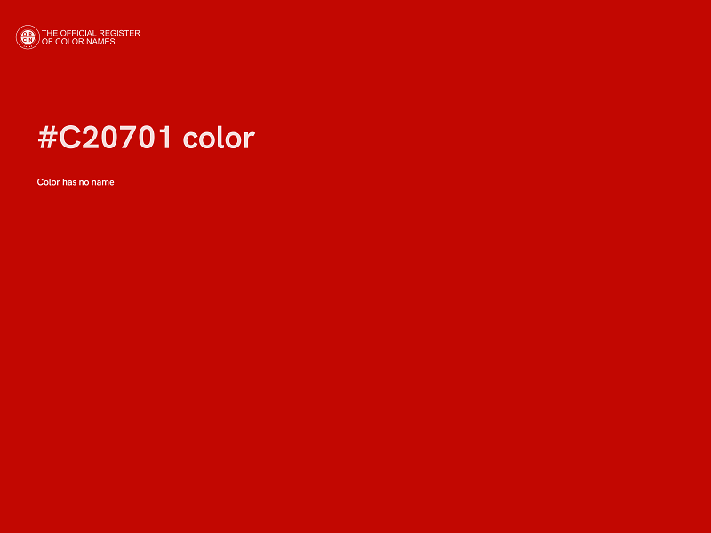 #C20701 color image