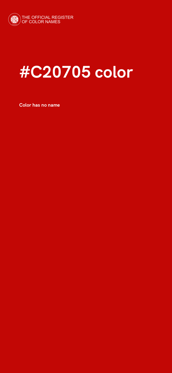 #C20705 color image