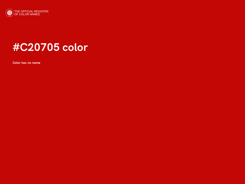 #C20705 color image