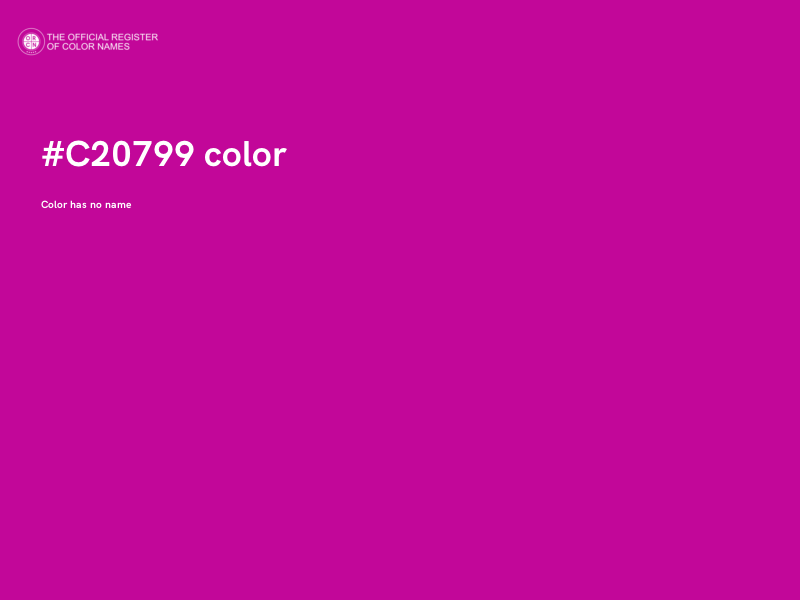 #C20799 color image