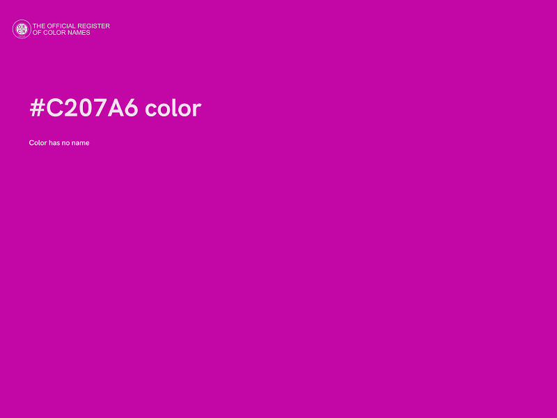 #C207A6 color image