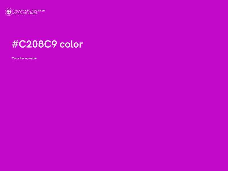 #C208C9 color image