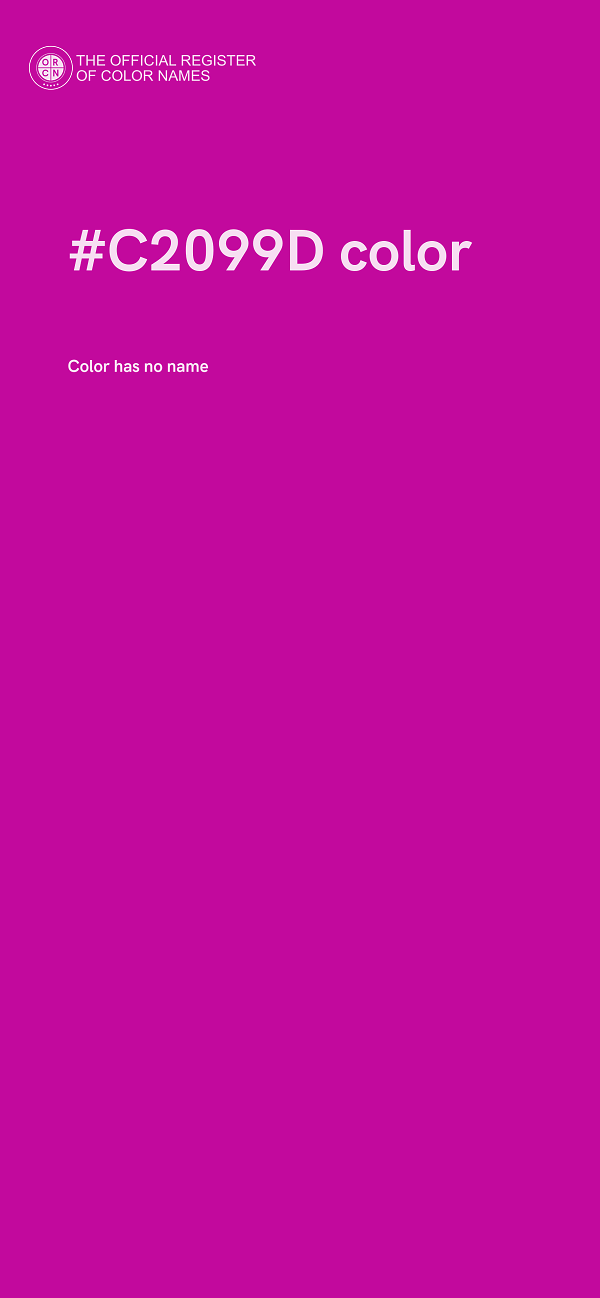 #C2099D color image