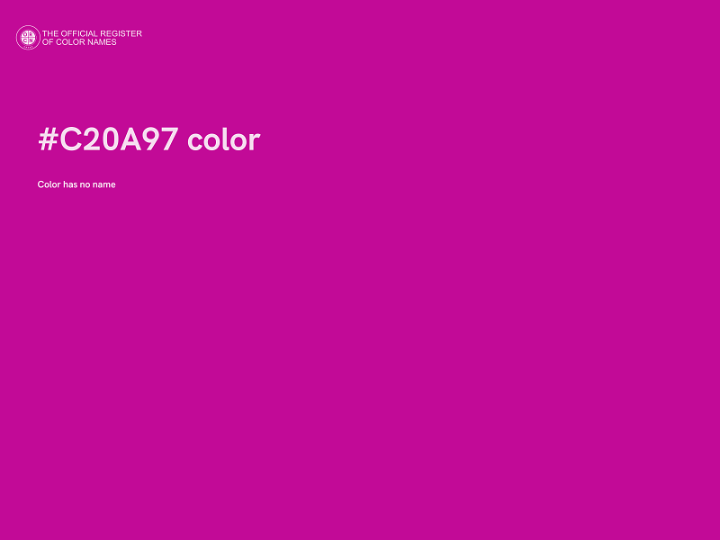 #C20A97 color image