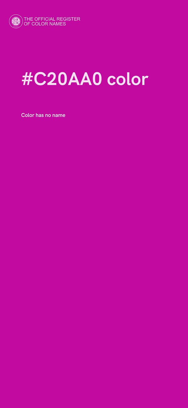#C20AA0 color image