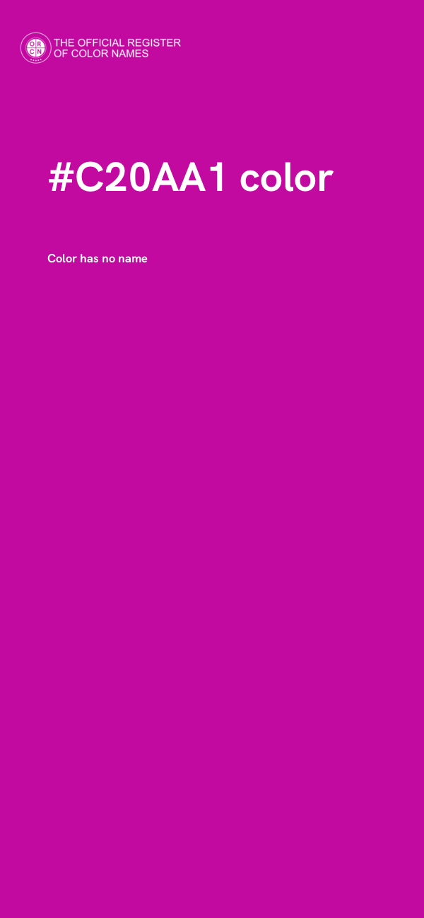 #C20AA1 color image