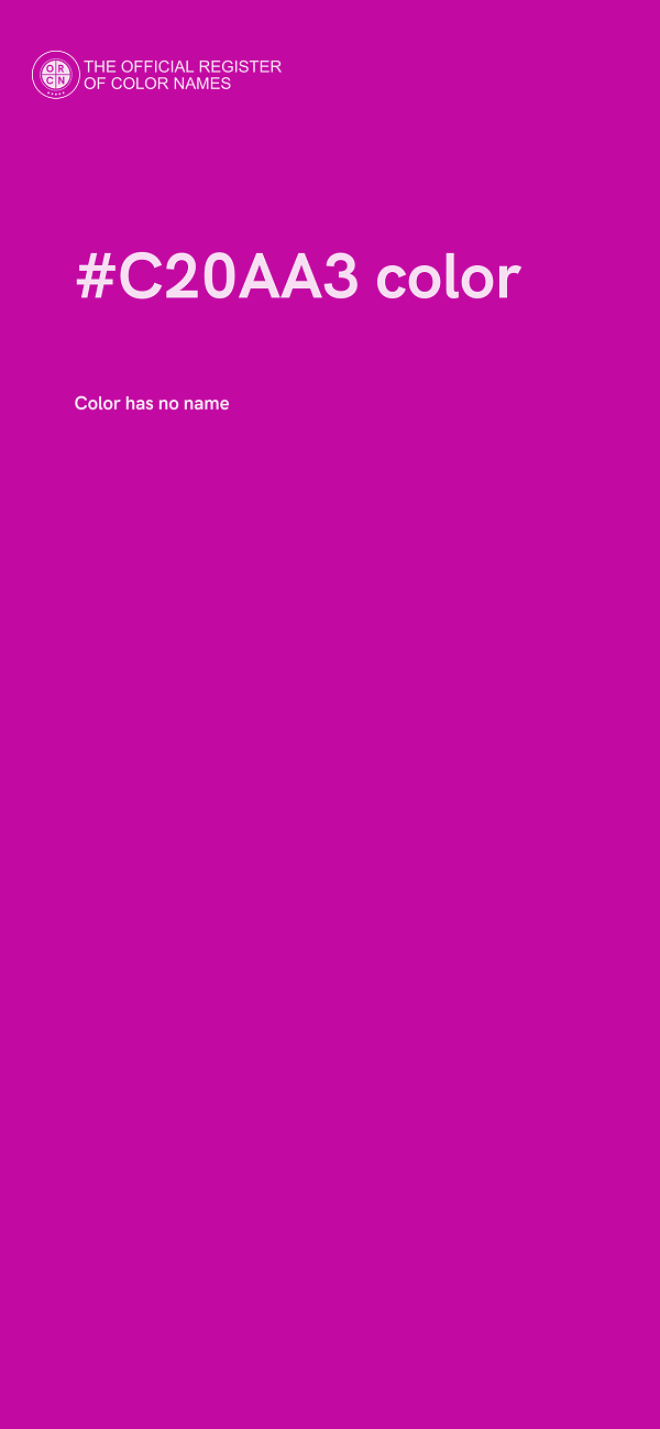 #C20AA3 color image