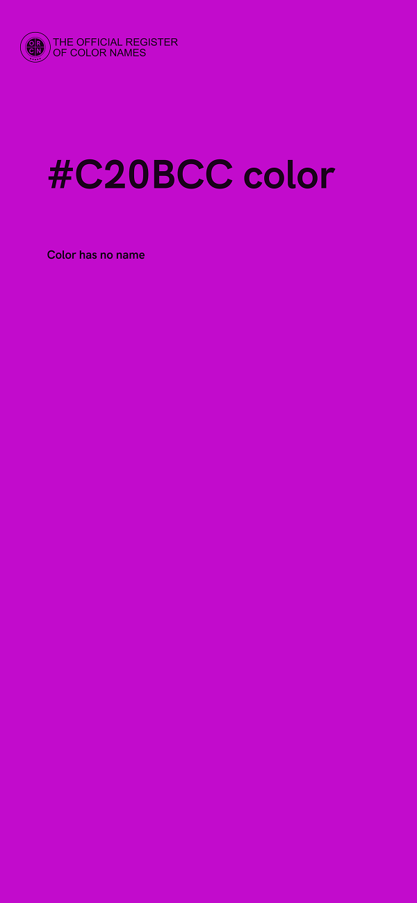 #C20BCC color image