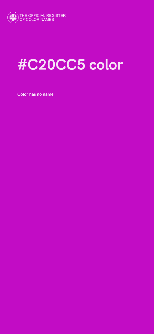 #C20CC5 color image