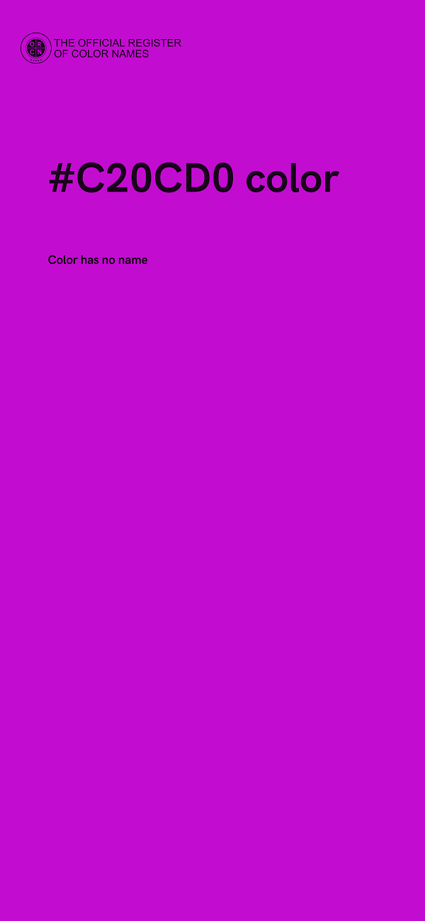 #C20CD0 color image