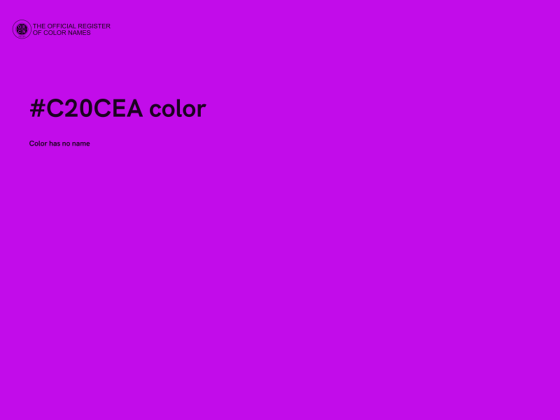 #C20CEA color image