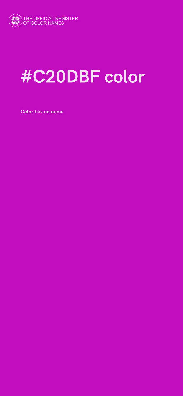 #C20DBF color image