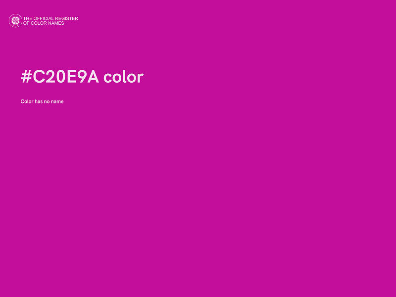 #C20E9A color image