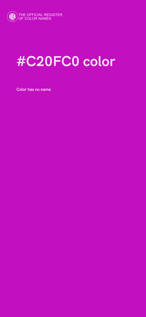 #C20FC0 color image