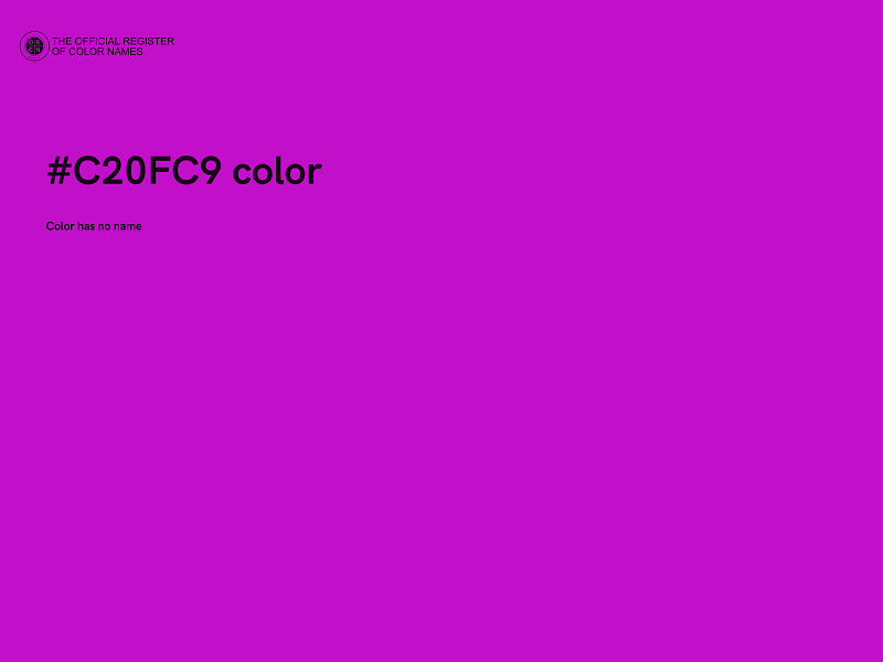 #C20FC9 color image