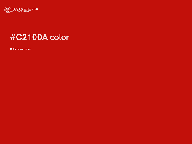 #C2100A color image