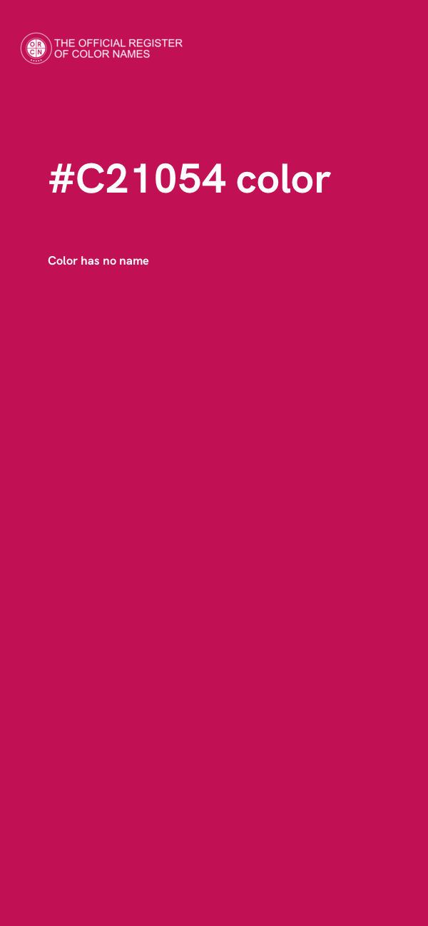#C21054 color image