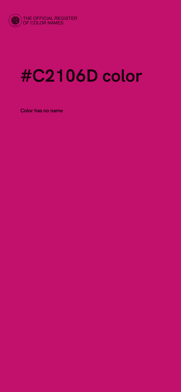 #C2106D color image