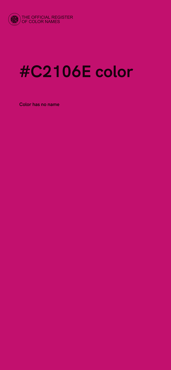 #C2106E color image