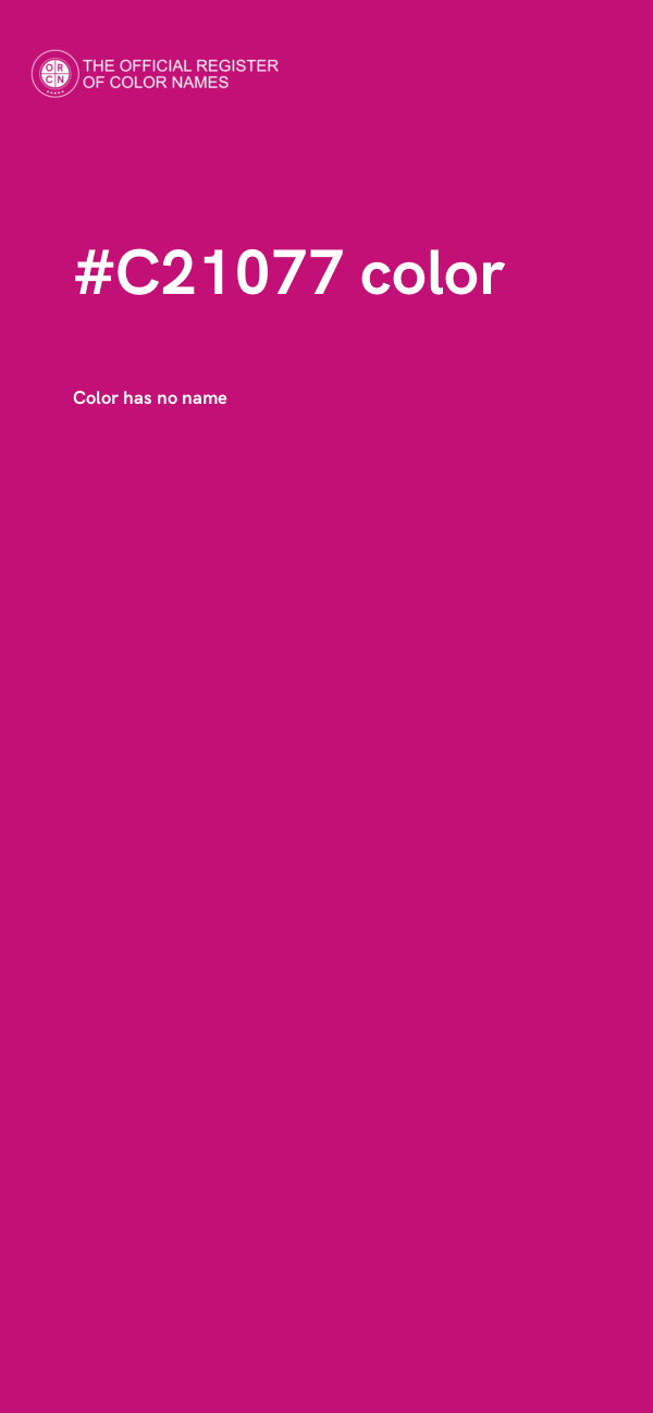#C21077 color image
