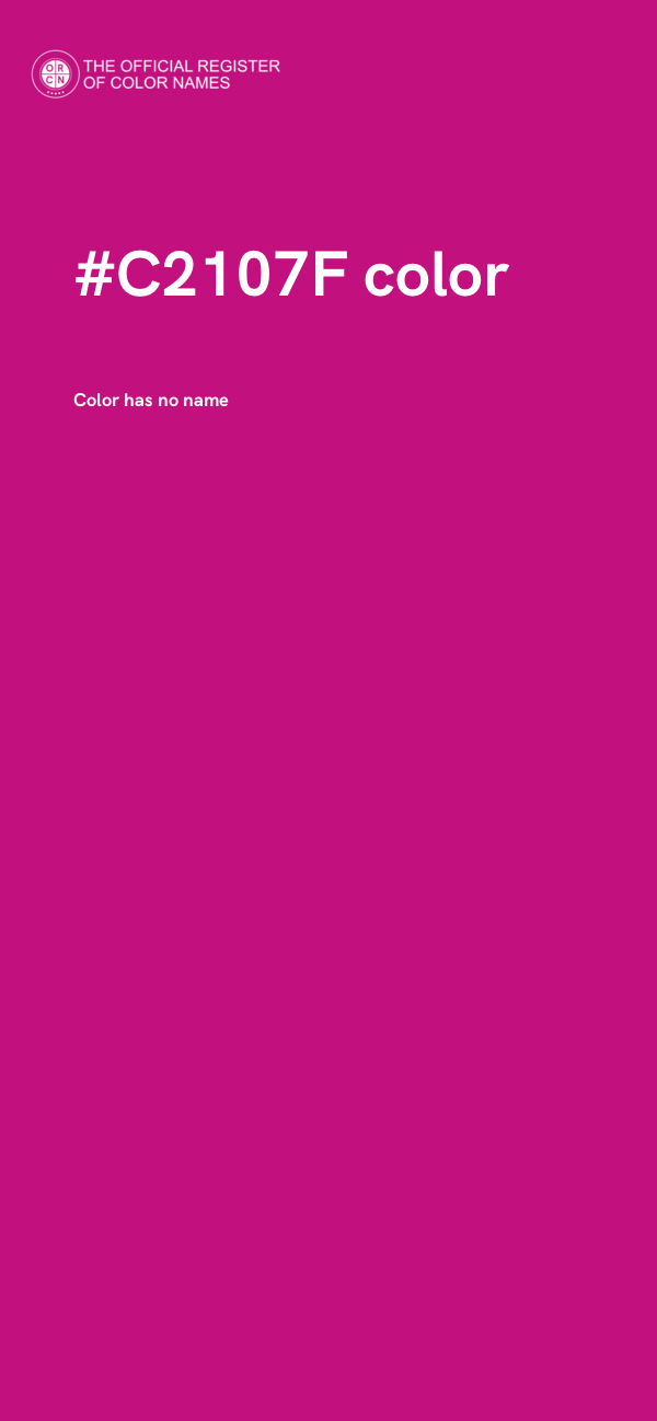 #C2107F color image