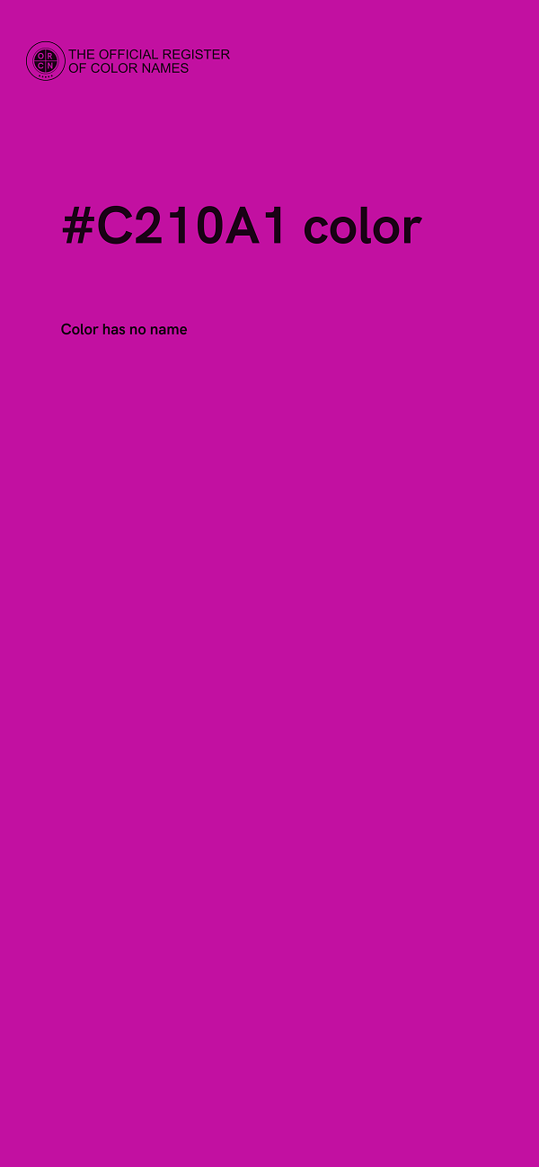 #C210A1 color image