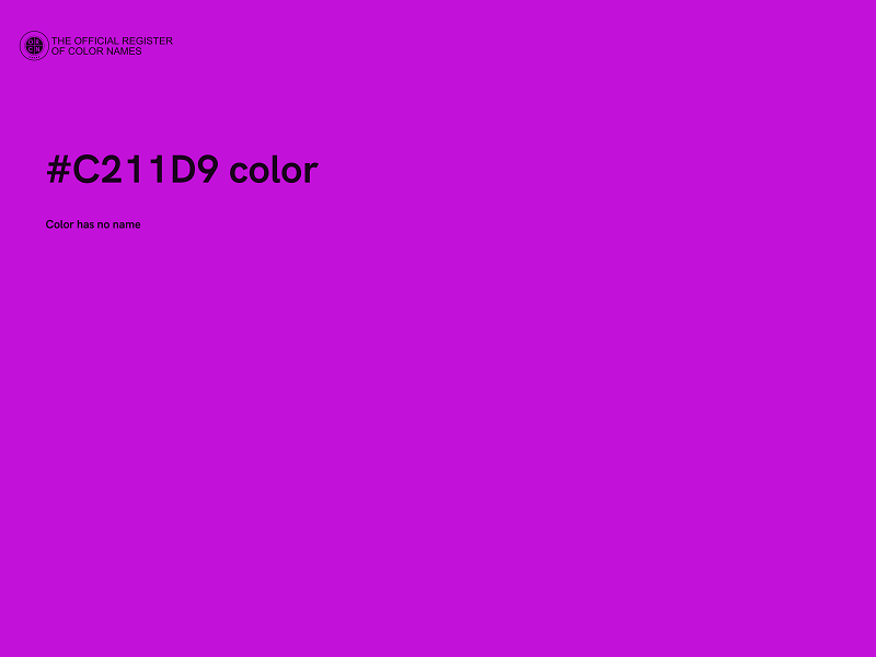 #C211D9 color image